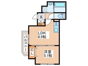 スリール明和Ⅰの物件間取画像